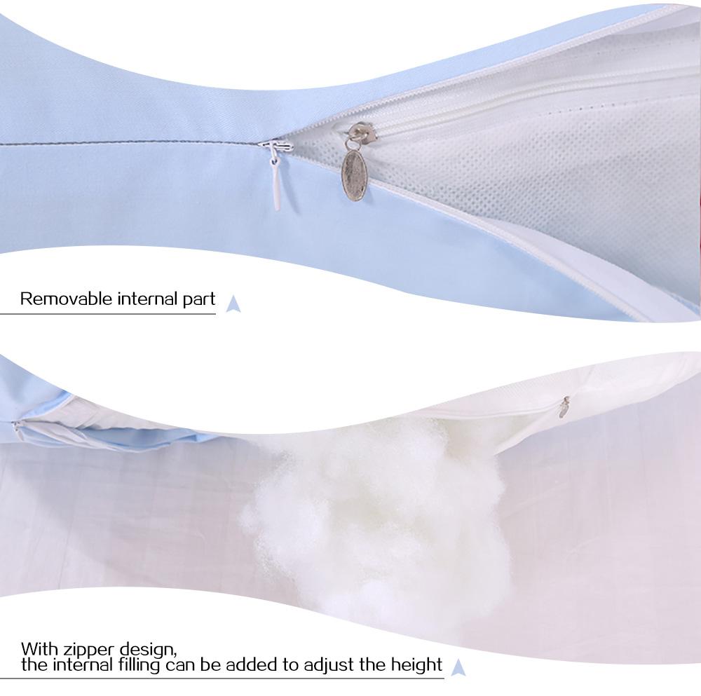 Full Body Pregnancy Pillow, U Shaped Maternity Pillow for Side Sleeping Comfort