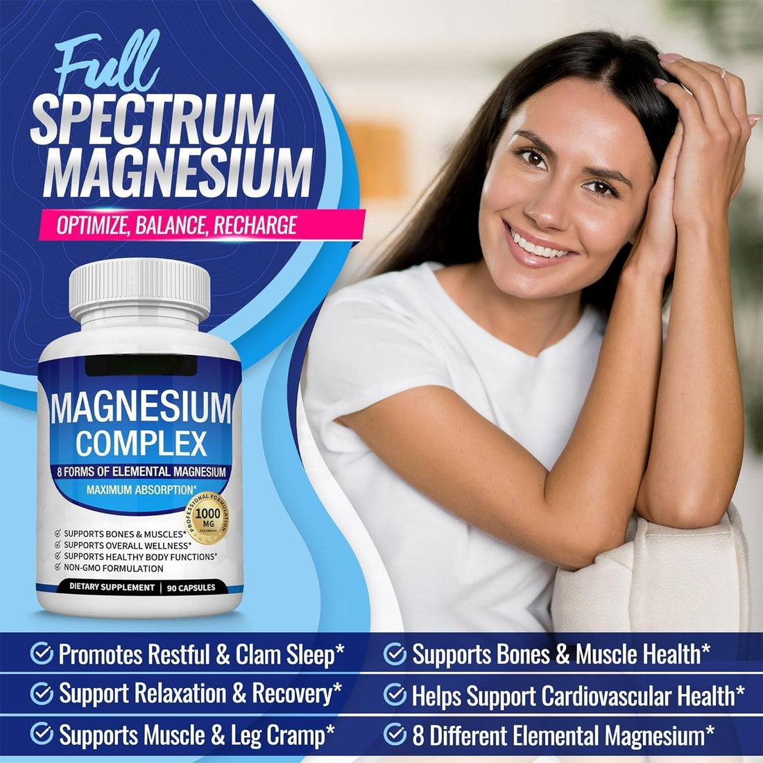 Alurevia Magnesium Complex bottle and capsules