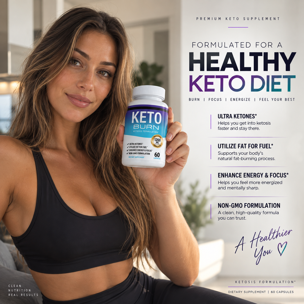 Keto Burn 1200 mg — 60 Capsules