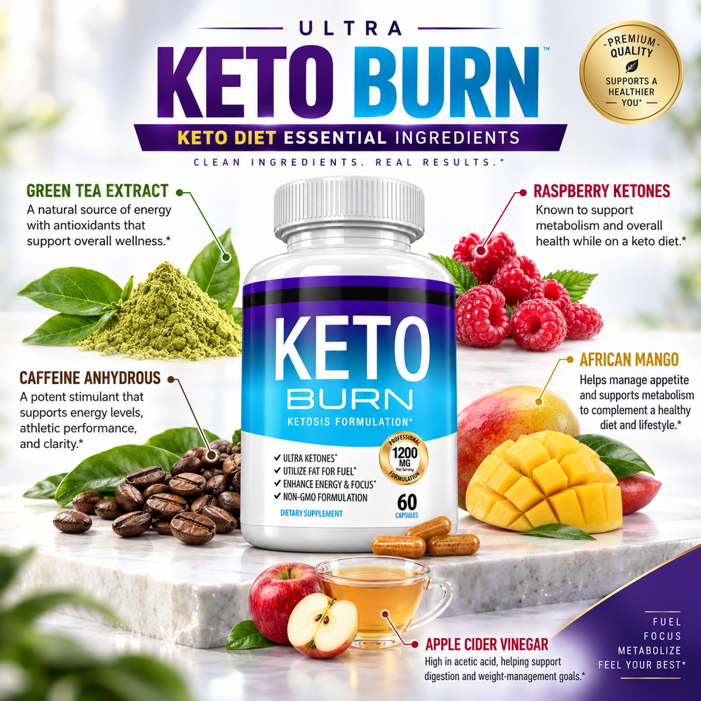 Keto Burn 1200 mg — 60 Capsules