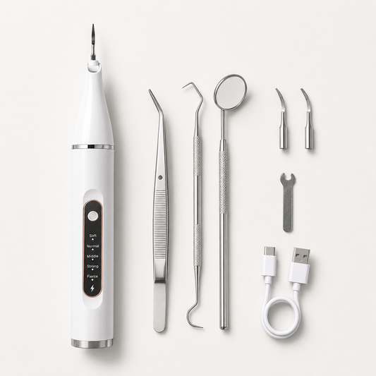 Ultrasonic Tooth Cleaner - For Visible Buildup and Surface Stains