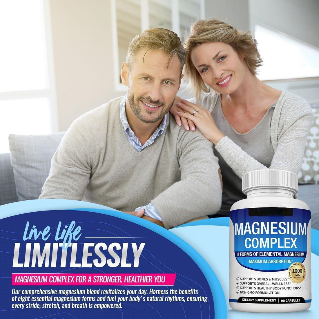 Alurevia Magnesium Complex, 90 capsules